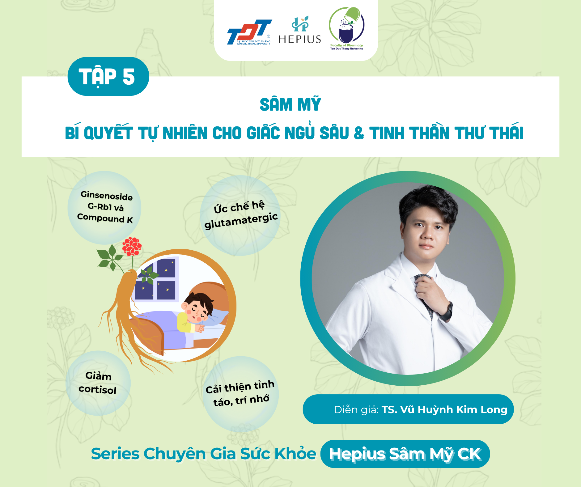 Sâm Mỹ: Giải pháp hiệu quả cho stress và mất ngủ