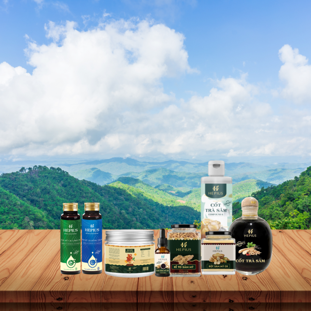 Sử dụng sản phẩm có chứa Compound K là cách để tối ưu hóa dưỡng chất hấp thu được từ nhân sâm Mỹ. Hepius Sâm Mỹ CK tự hào là một thương hiệu chuyên cung cấp các sản phẩm từ sâm Mỹ có chứa Compound K